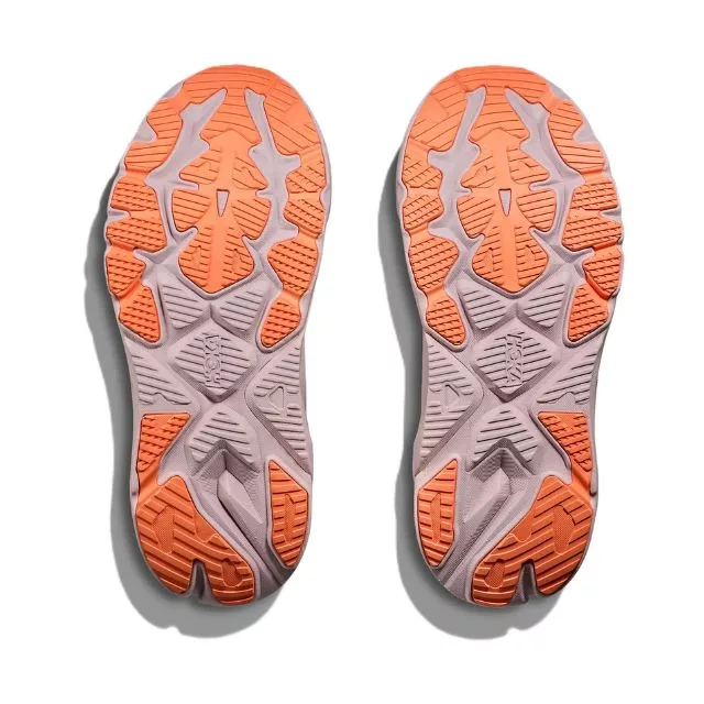 Hoka Arahi 8 lilac cream neon cantaloupe schuhsohle