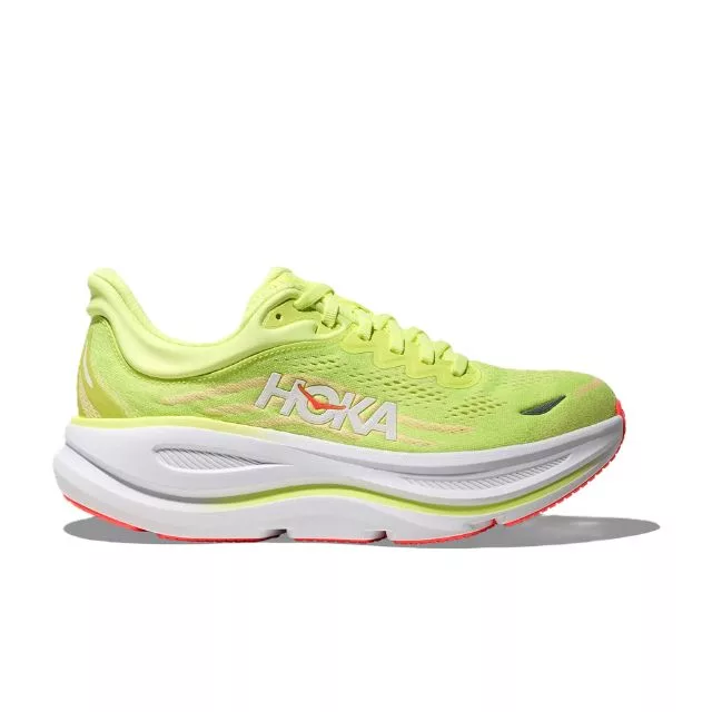 Hoka Bondi 9 W neon yuzu sunlight außen