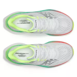 Saucony Endorphin speed white multi oben