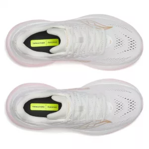 Saucony Ride 19 White Silk oben