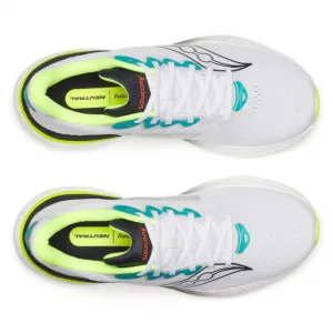 Saucony Ride 19 WhiteCitron oben