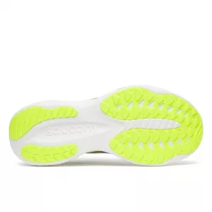 Saucony Ride 19 WhiteCitron schuhsohle