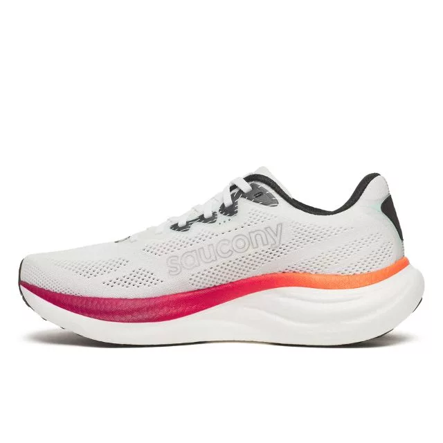 Saucony Ride 19 Whitecrimosn innen