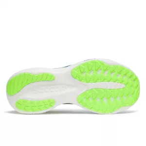 Saucony Ride 19 schuhsohle Cobalt Slime