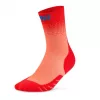 CEP Core Run Edt. Fade Compression Socks Mid Cut w red vorne