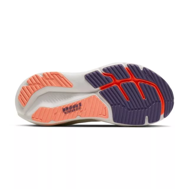 Brooks Glycerin 23 WhiteMulled GrapeClear schuhsohle
