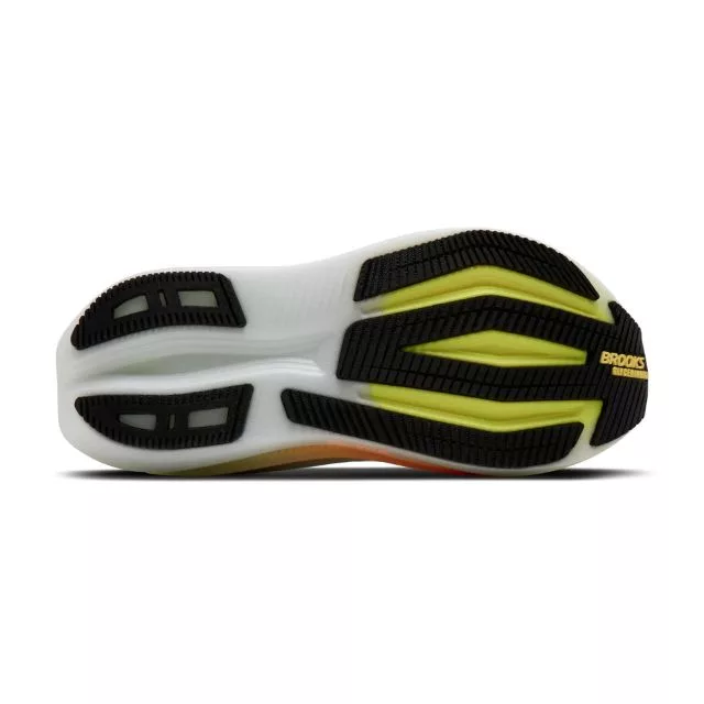 Brooks Glycerin Max 2 WhiteCyber YellowNightlife schuhsohle