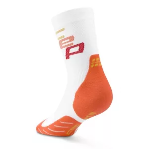 CEP Core Run Edt. Steps Compression Socks Mid Cut coral hinten