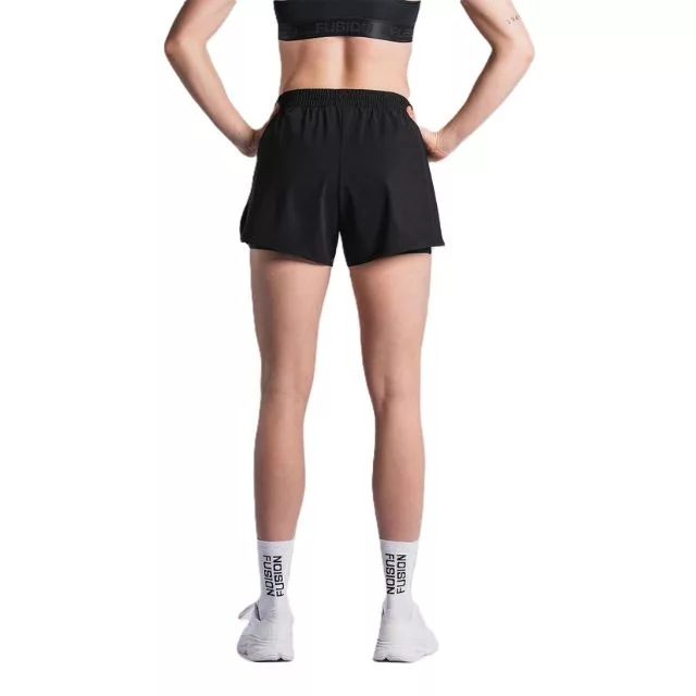 Fusion damen shorts black hinten