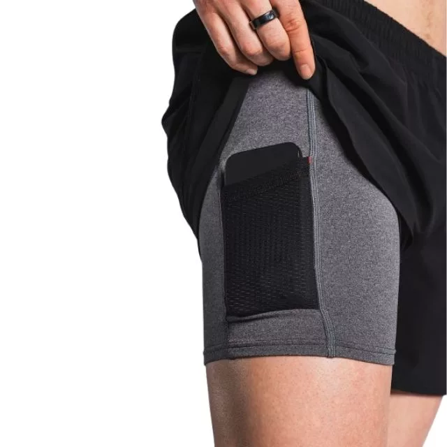 Fusion herren shorts black tasche