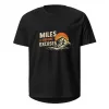 Laufshirt miles before excuses black vorne