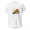Laufshirt miles before excuses white vorne