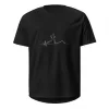 Laufshirt running EKG black vorne
