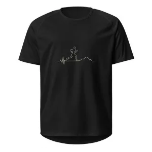 Laufshirt running EKG black vorne