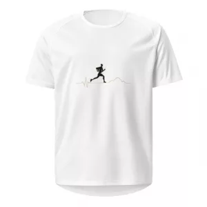 Laufshirt running EKG weiß vorne