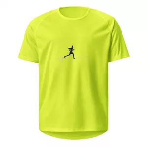 Laufshirt running EKG yellow vorne