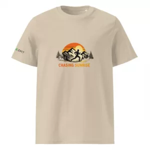 Unisex Premium T-Shirt Chasing Sunrise beige vorne