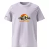 Unisex Premium T-Shirt Chasing Sunrise lila vorne