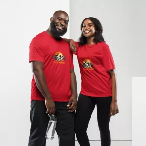 Laufshirt Chasing Sunrise Unisex red
