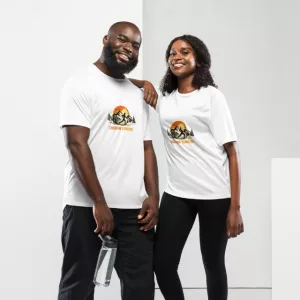 Laufshirt Chasing Sunrise Unisex white