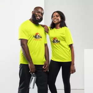 Laufshirt Chasing Sunrise Unisex yellow