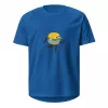 Laufshirt Fischbrötchen Unisex blau vorne
