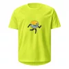 Laufshirt Fischbrötchen Unisex gelb vorne