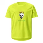 Laufshirt Run Till Death gelb vorne