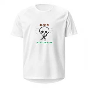 Laufshirt Run Till Death white vorne