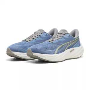 PUMA Velocity NITRO™ 5 Zen Blue-Sunny Lime schräg