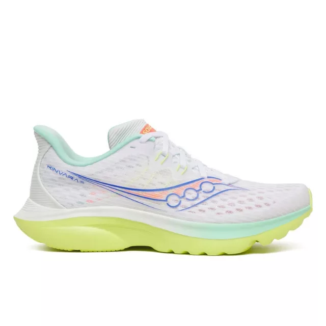 Saucony Kinvara 16 whiteTart außen