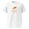 Will Run for Pizza Unisex Premium T-Shirt white vorne